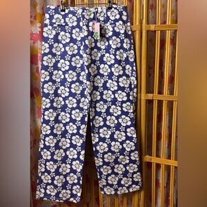 NWT Emma Mulholland on Holiday Happy Hibiscus Kokomo pants AUS SZ XL US SZ 10